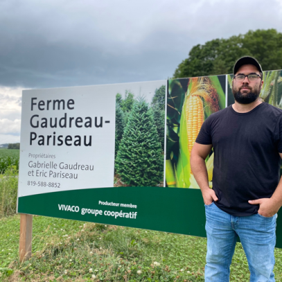 Profil relève Eric Pariseau | Ferme Gaudreau et Pariseau inc.