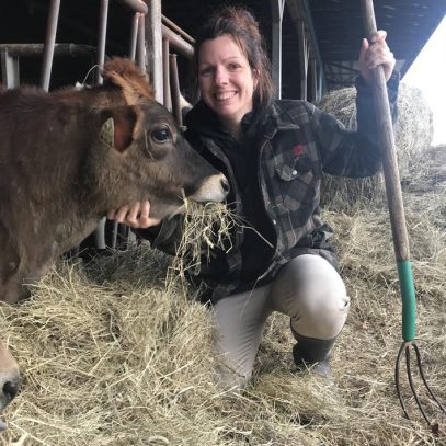 Profil relève Emmanuelle Champagne | Ferme L’Odyssée Holstein