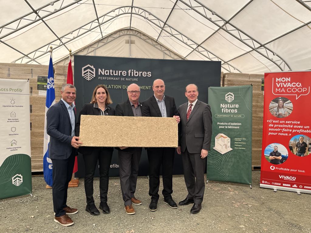Nature fibres – Un premier isolant en fibres de chanvre québécois obtient une évaluation de conformité au Code national du bâtiment (CNB)