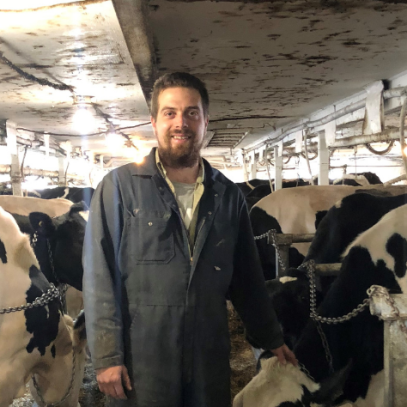 Profil relève Olivier Morin | Ferme Olin