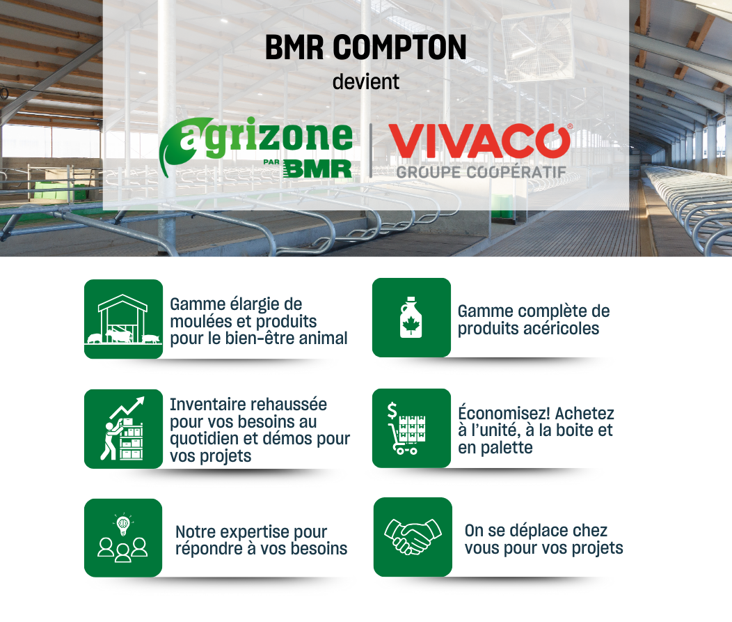LA SUCCURSALE VIVACO DE COMPTON DEVIENT AGRIZONE