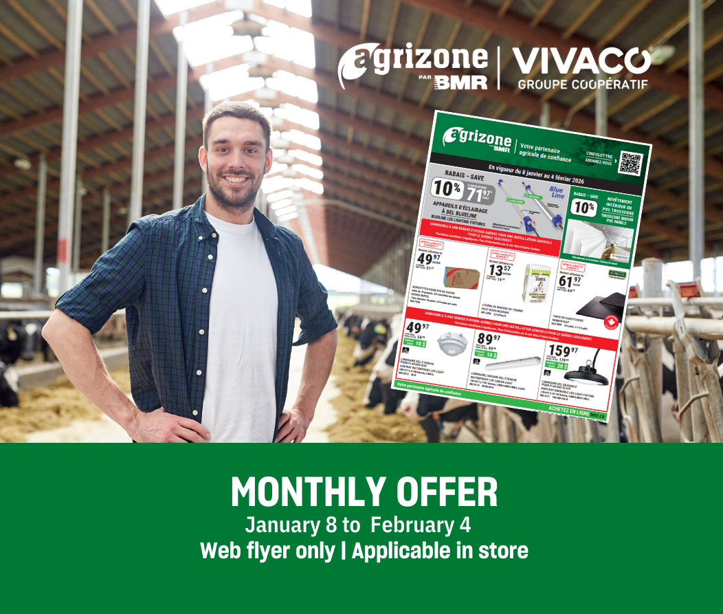 Agrizone offers January 8 to February 4