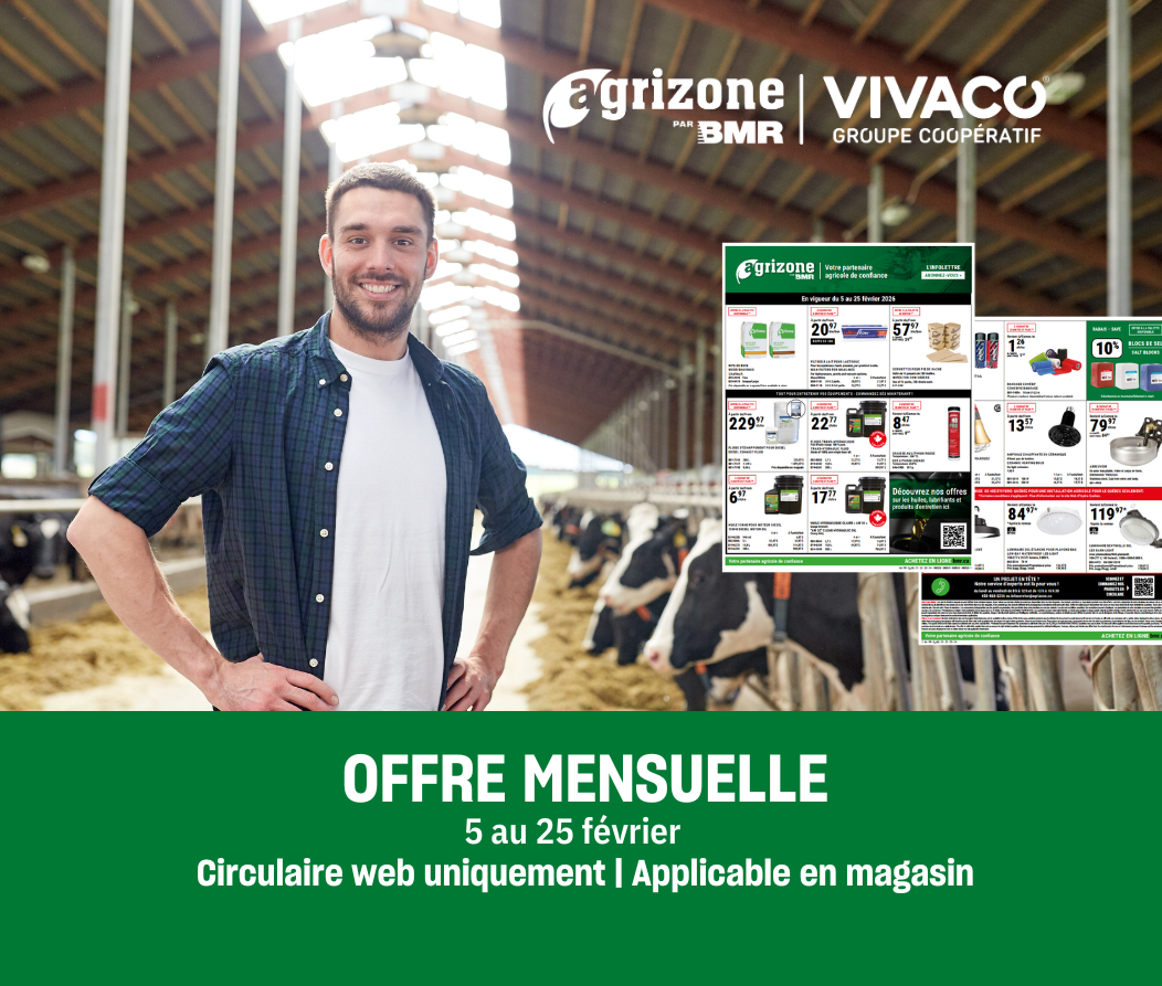 Votre offre Agrizone est arrivée !