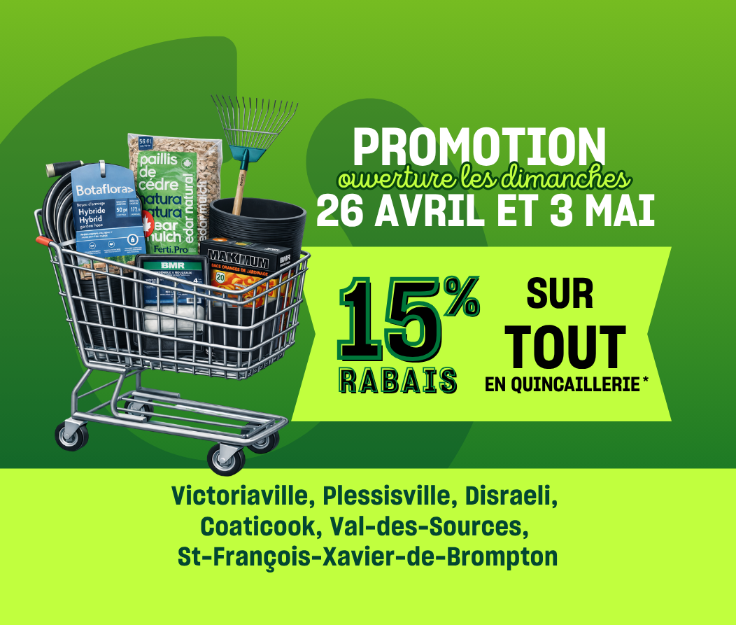 Promotion ouverture les dimanches!